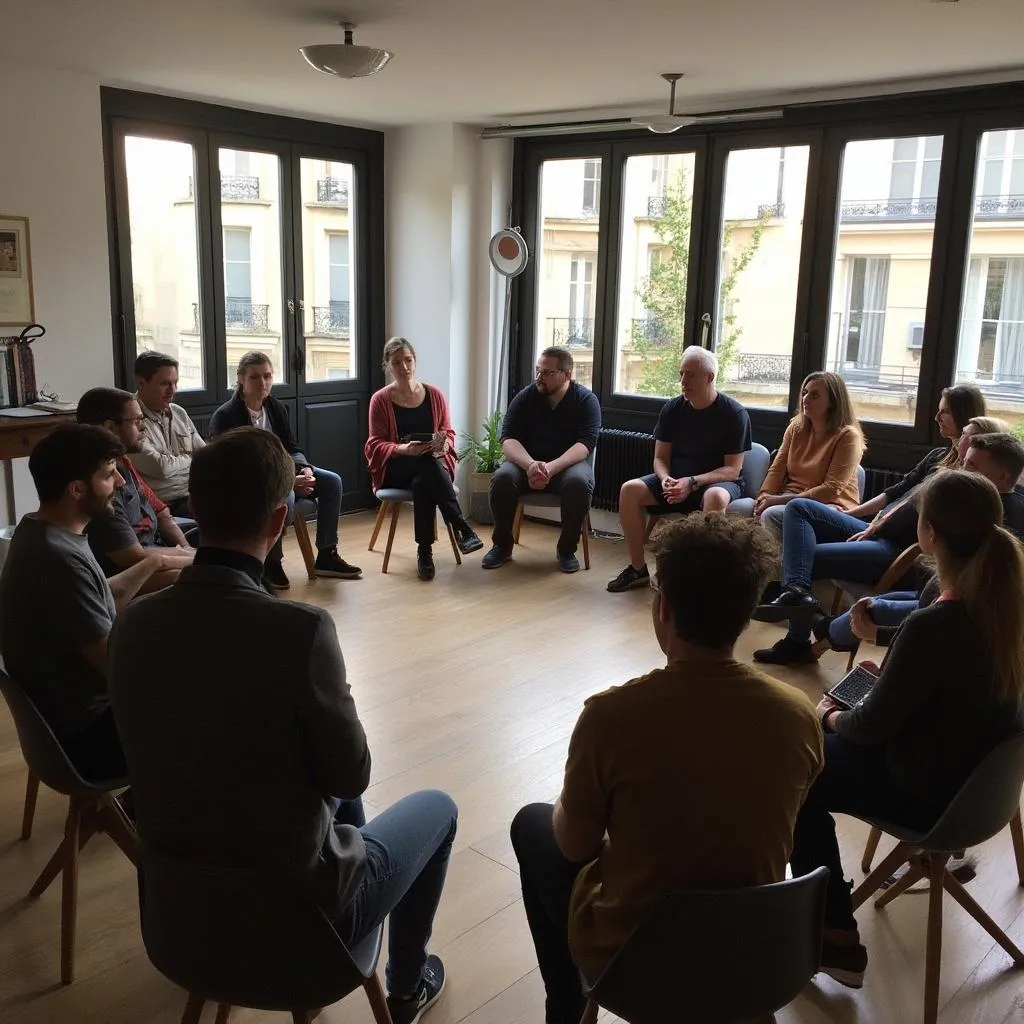 Session de coaching en groupe